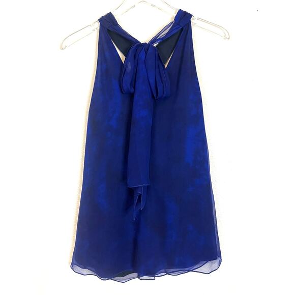 Haute Hippie Tie Neck Halter Blouse Size Medium - Picture 2 of 10